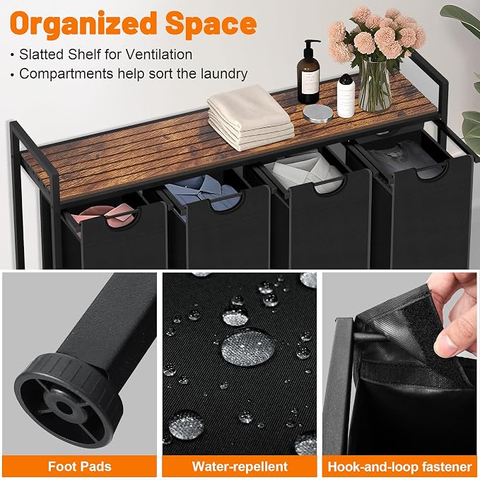 Laundry Hamper, Laundry Sorter - Image 6