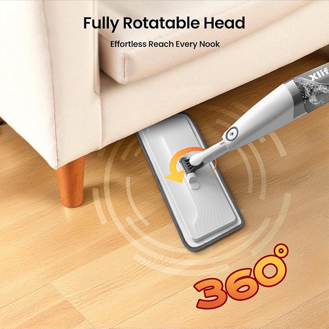 Spray Mops for Floor Cleaning, Xlife Microfiber Dust Mop - Image 6