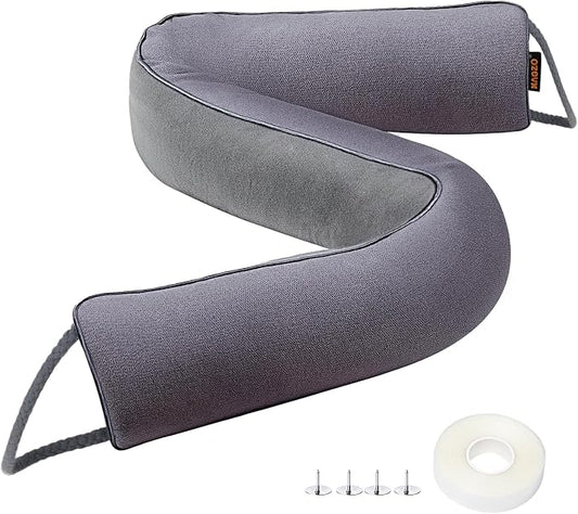 MAGZO Door Draft Stopper, 34 Inch Under Door Draft Blocker Noise Stopper by MAGZO