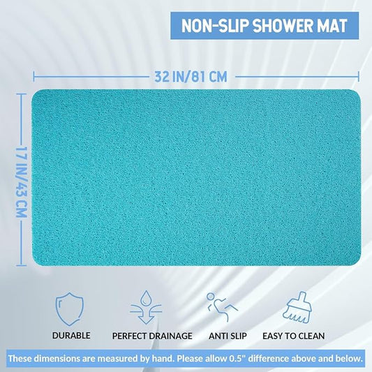 Non-Slip Bathtub Mat, Anti Slip Shower Mat, Fast Drying Bathtub Mats, Foot - Image 2