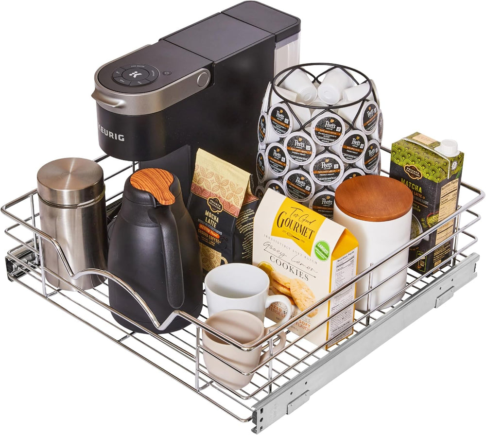 HOLDN’ STORAGE Heavy-Duty Premium Collection Pull Out Cabinet Organizer