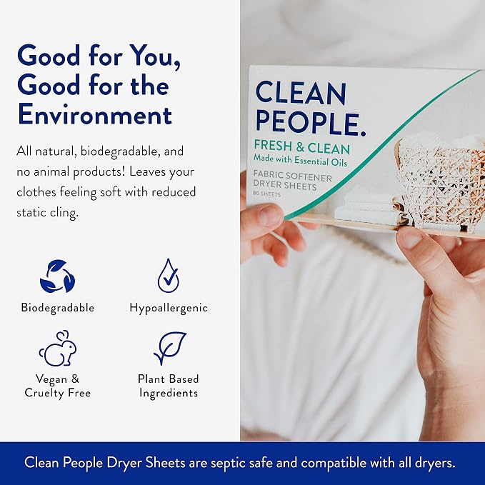 The Clean People Fabric Softener Sheets - Image 2