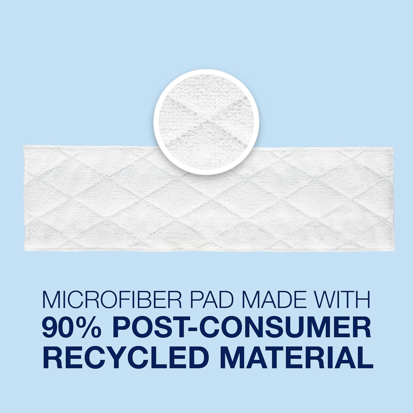 Bona Multi-Surface Floor Cleaning Pads - 18 Refills - Heavy-Duty, Disposable, Microfiber Pads for Easy Floor Cleaning