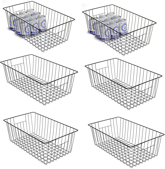 Freezer Organizer Bins, Upright Freezer Baskets by Unknown