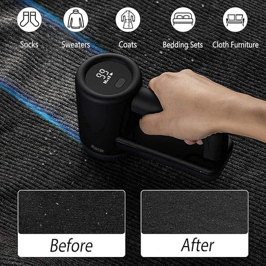 iRUNTEK Rechargeable Fabric Shaver & Lint Remover｜3-Speed Lint Shaver - Image 2