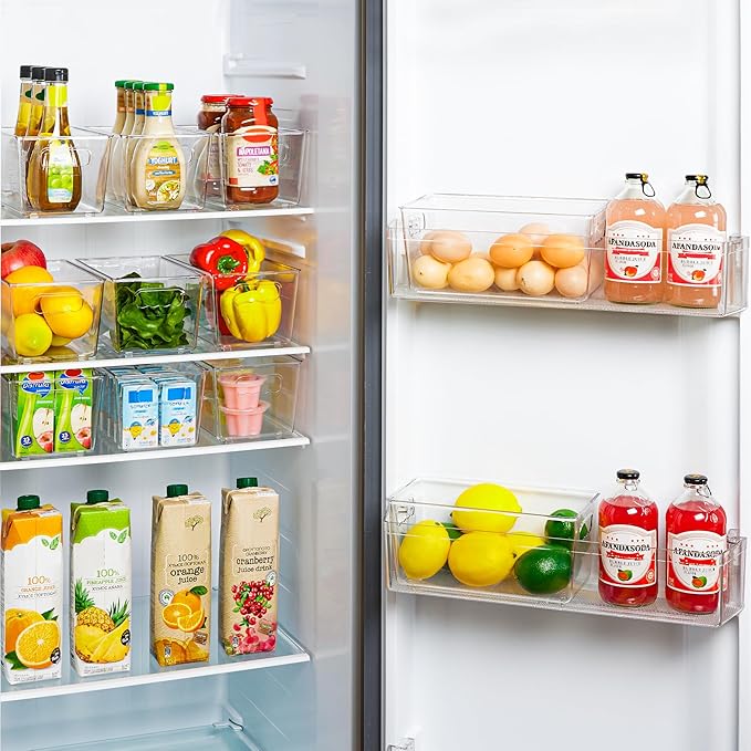 Vtopmart Clear Plastic Pantry Organizer Bins, Countertops, Freezer Organization - Image 6