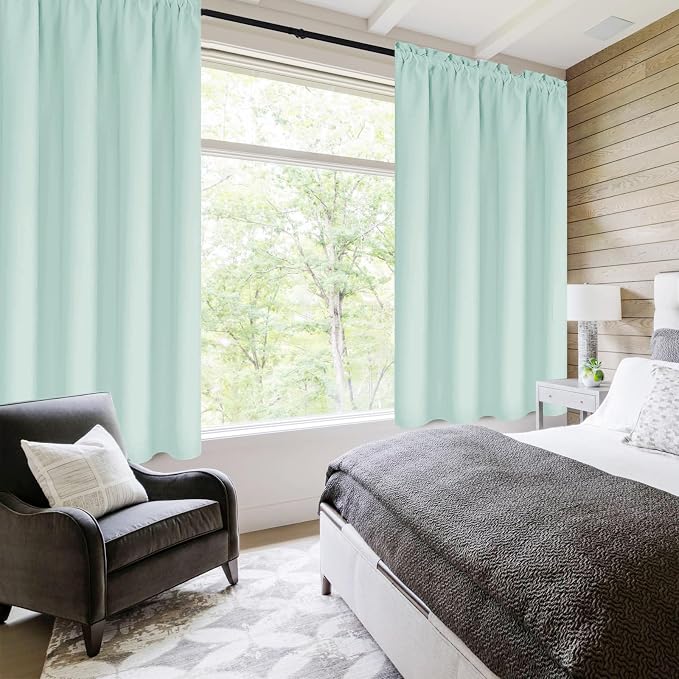 DWCN Blackout Curtains for Living Room Thermal Insulated, Energy Saving & Noise - Image 2