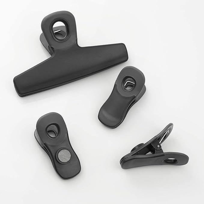 COOK WITH COLOR Bag Clips, Heavy Duty Chip Clip and Refrigerator Magnet Clips - Image 7