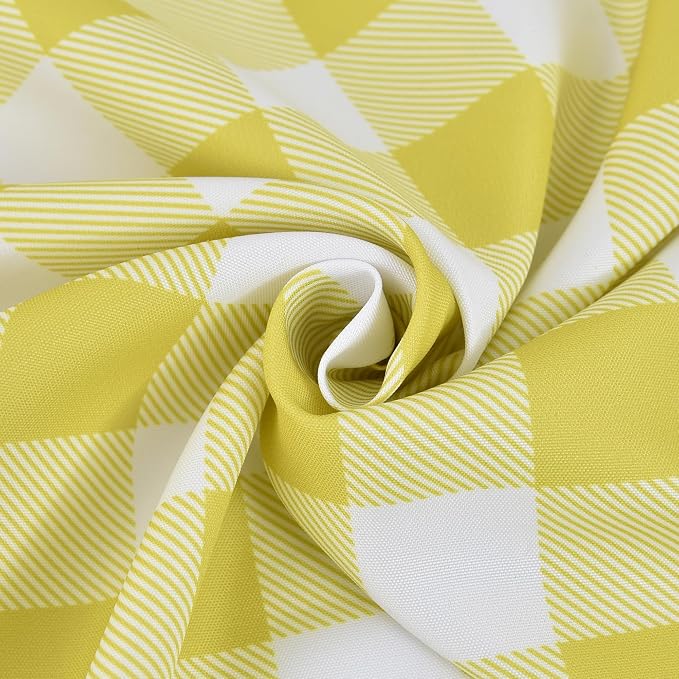 Classic Gingham Plaid Tablecloth Fabric - Image 3