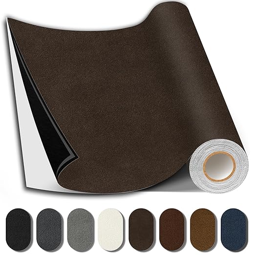 Suede Repair Patch, 17X79 Inch Fabric Large Repair Tape, Self-Adhesive Patches by SHAGOOM
