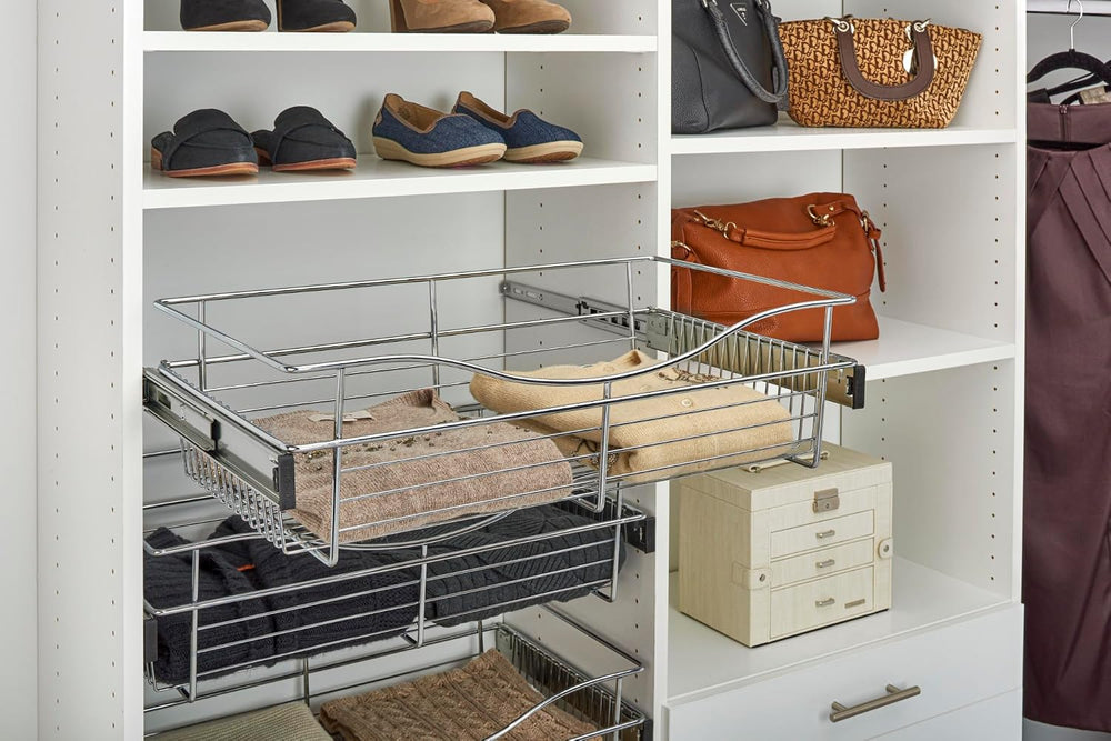 Rev-A-Shelf - CB-181411CR-1 - Chrome Closet Pull-Out Basket