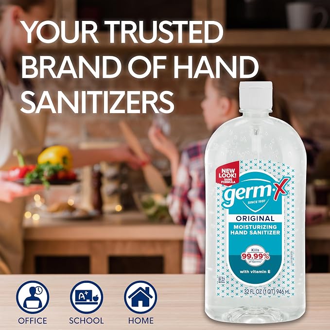 Germ-X Original Hand Sanitizer, Back to School Supplies, Non-Drying - Image 7
