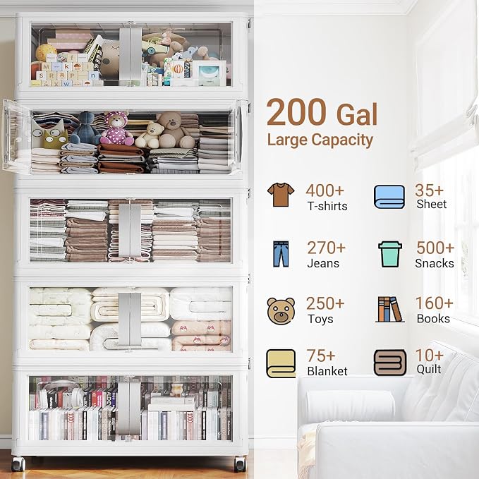 BROVIEW 800QT Stackable Storage Bins - Image 8
