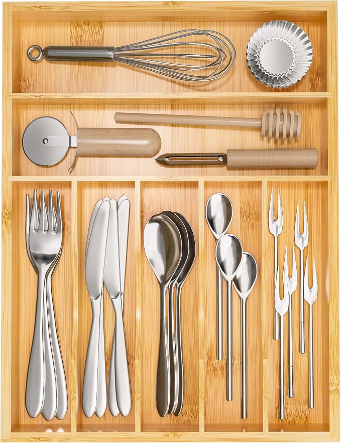 Flatware Organizer Silverware Drawer Organizer by WUSHIZHUHUN