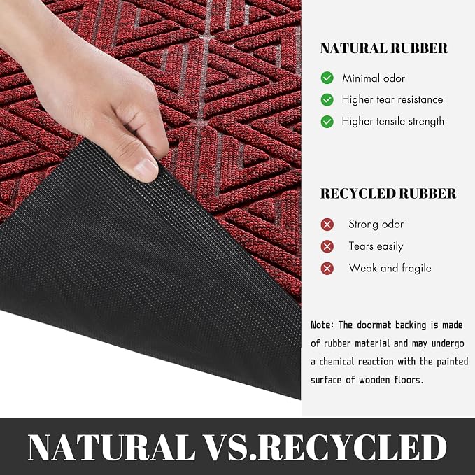 Yimobra Front Door Mat Outside Entrance 72 x 24, Waterproof and Washable - Image 5