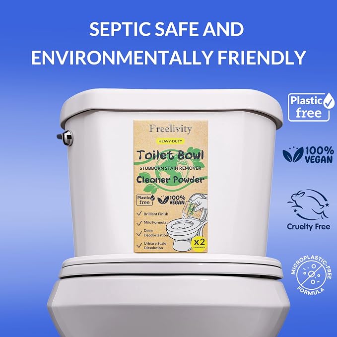 Freelivity Heavy Duty Toilet Bowl Cleaner Powder - Image 7