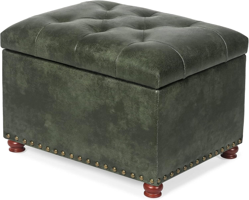 Joveco Storage Ottoman Rectangular Tufted Upholstered Ottomans