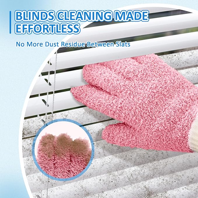 MIG4U Microfiber Dusting Gloves House Cleaning Glove - Image 4