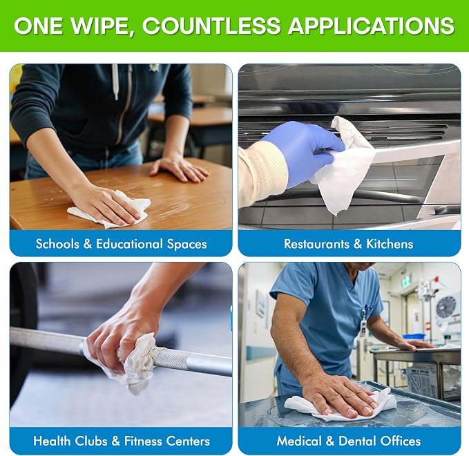 Zoom Evolution Multi-Purpose Antibacterial Wipes, Disinfecting Cleaning & - Image 5