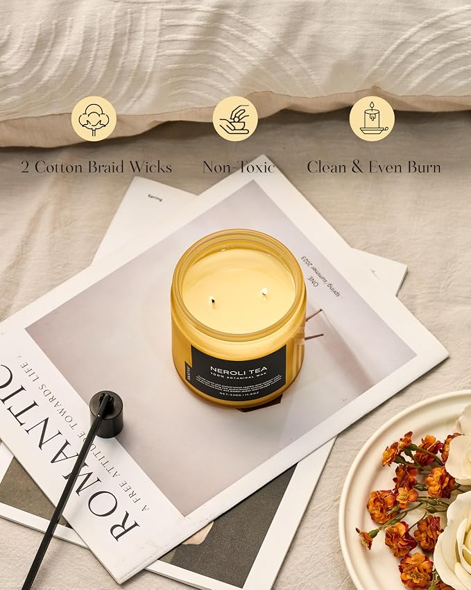 M&SENSE Neroli Tea Scented Candle - Image 5