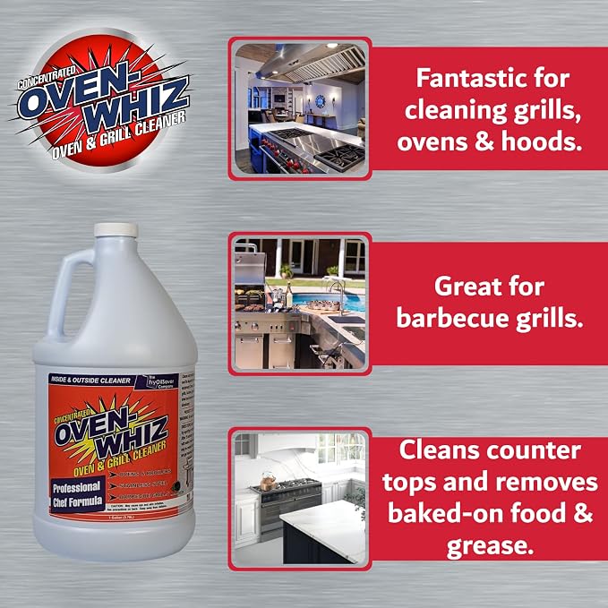 1 Gallon Oven-Whiz Oven & Grill Cleaner by FryOilSaver Co., Removes Tough Stains - Image 4