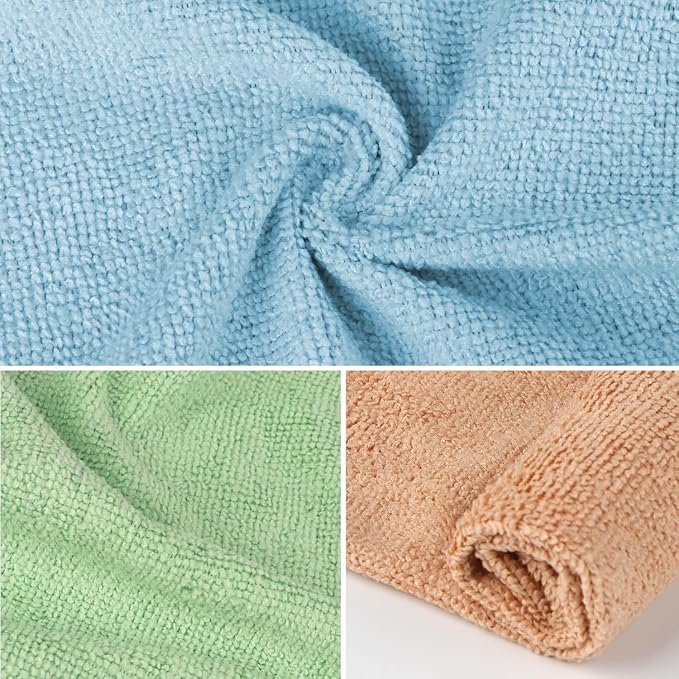Orighty Microfiber Washcloths Bulk Towels Set 100 Pack, Highly Absorbent and - Image 2