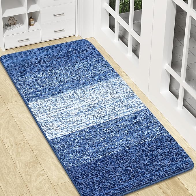 Kitinjoy Indoor Outdoor Door Mat, 47x20 Non-Slip Absorbent Dirt Trapper by Kitinjoy