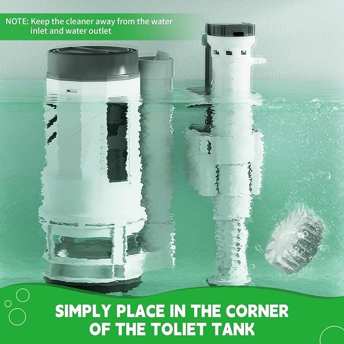 Toilet Bowl Cleaner Tablets, Automatic Toilet Bowl Cleaners, Long-Lasting - Image 3