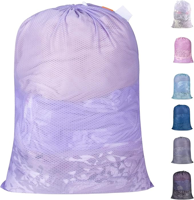 Polecasa Heavy Duty Diamond Large Mesh Laundry Bag by Polecasa