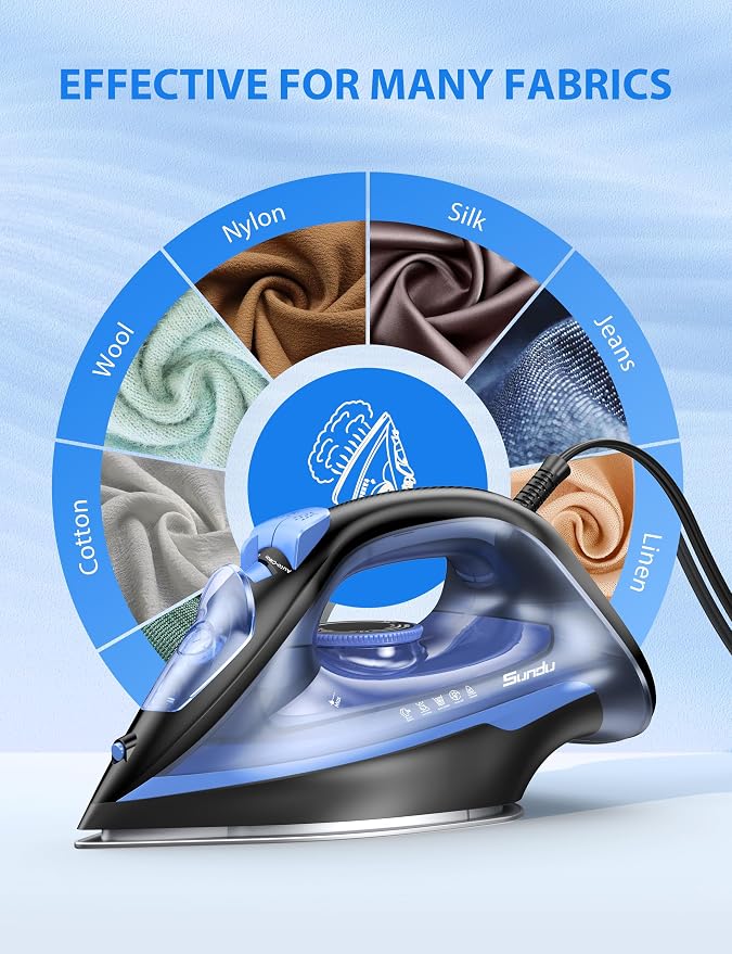 Sundu Steam Iron for Clothes - Image 7