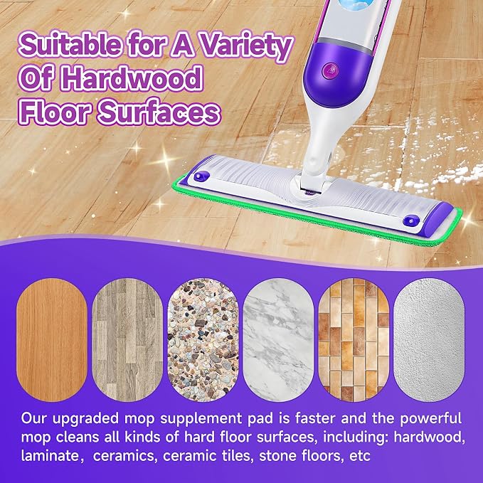 8 Pack Reusable Mop Pads Compatible - Image 5