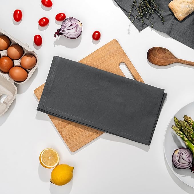 Gray Flour Sack Tea Towels - Image 4