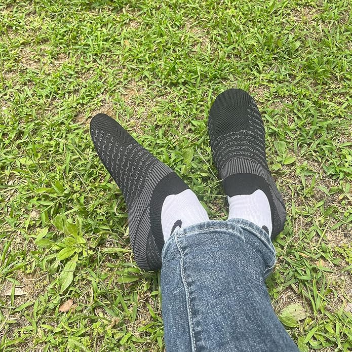 Adult Indoor House Slippers Socks Lightweight Non Slip Grip House Home Shoes - Image 6