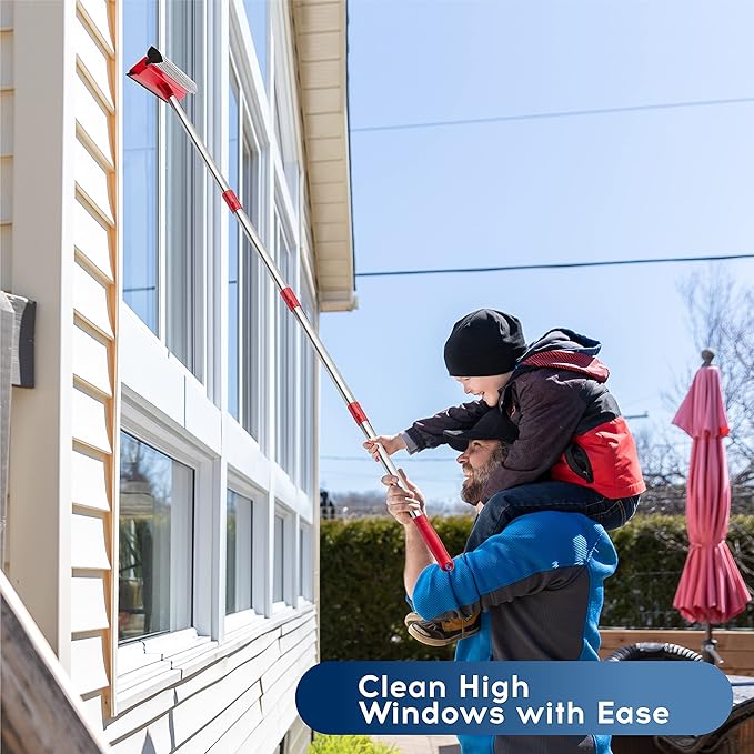 DSV Standard Window Squeegee, 2-in-1 Window Cleaner - Image 3