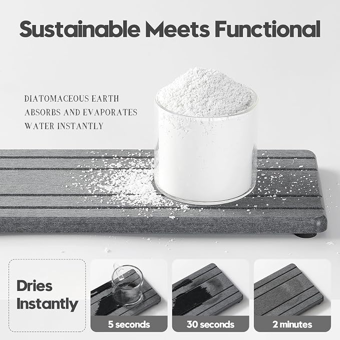 2PCS Diatomite Quick Stone Drying Tray Mat - Image 6