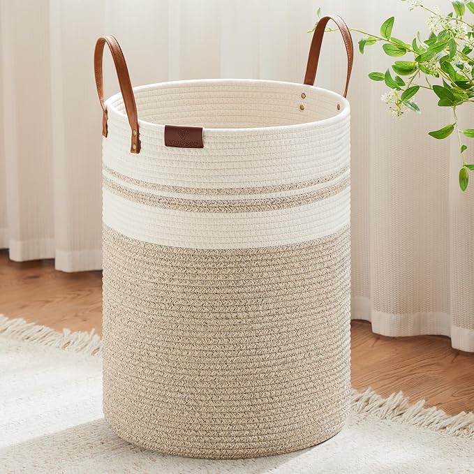 VIPOSCO Tall Laundry Basket, Large Dirty Clothes Hamper by VIPOSCO