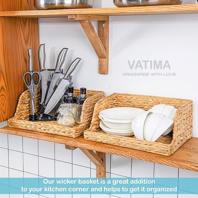 VATIMA Water Hyacinth Storage Baskets - Image 6