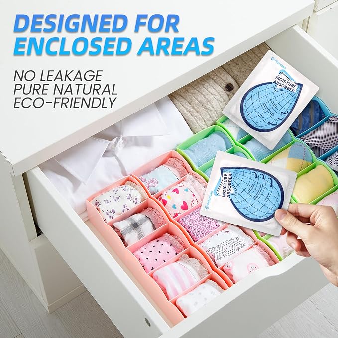 100 Gram 10 Packs Moisture Absorbers, Dehumidifier Bags - Image 4