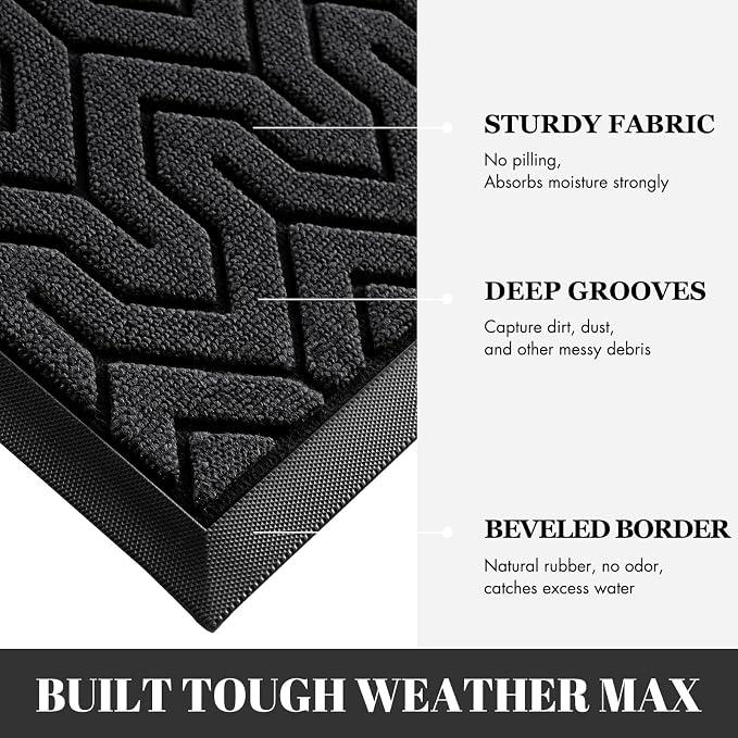Yimobra Extra Large Door Mat Outside Entrance 60x32, Waterproof Heavy Duty - Image 4