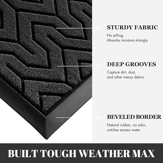 Yimobra Large Door Mat Outside Entrance 47x24, Waterproof Heavy Duty Outdoor - Image 4