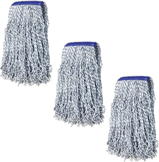 KLEEN Handler Cut End Finish Mop | 1.25" Universal Headband Maximum Absorption by BisonLife