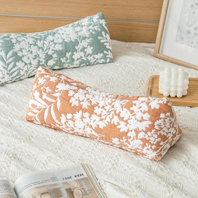 Buckwheat Neck Support Pillow Cervical Neck Cylinder Bolster Pillow, Buckwheat - Image 8
