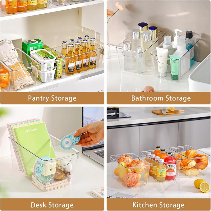 12 Pack Middle Organizers and Storage, Pantry Organization and Storage Bins - Image 7