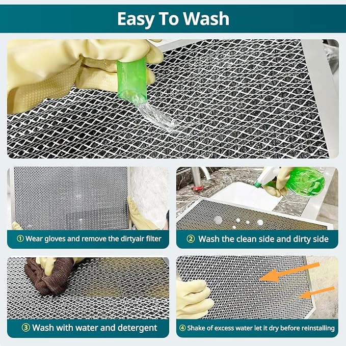 Torjim 16x24x1 MERV8 Air Filter, Washable & Reusable Electrostatic Filter - Image 6