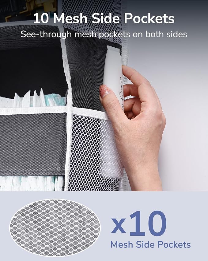 ULG 1 Pack Compact Size Over Door Organizer Slim Door Storage - Image 5