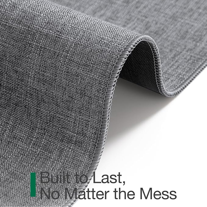 LUMI Ultra Thin Door Mat for Entryway, Low Profile Non Slip Rubber Backing - Image 5