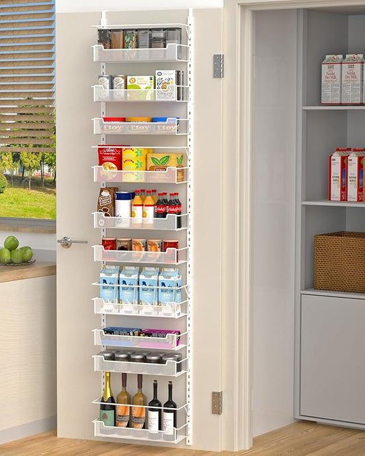 Over the Door Pantry Organizer, 10-Tier Over the Door Organizer by VyGrow