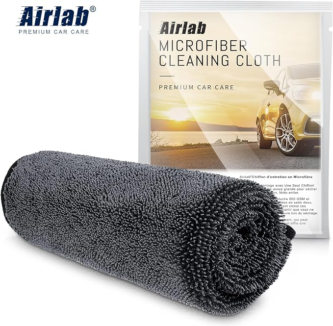 Airlab Microfiber Towels for Cars Wash Drying Super Absorbent Cleaning Cloth - Image 7