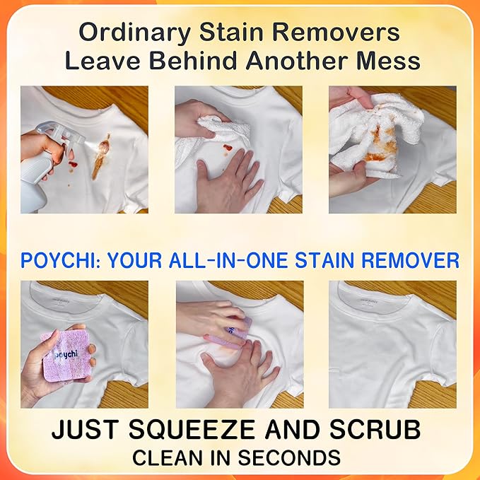 Magical Fiber Stain Remover- Use as Spot Remover- No Dry Cleaning Food - Image 4