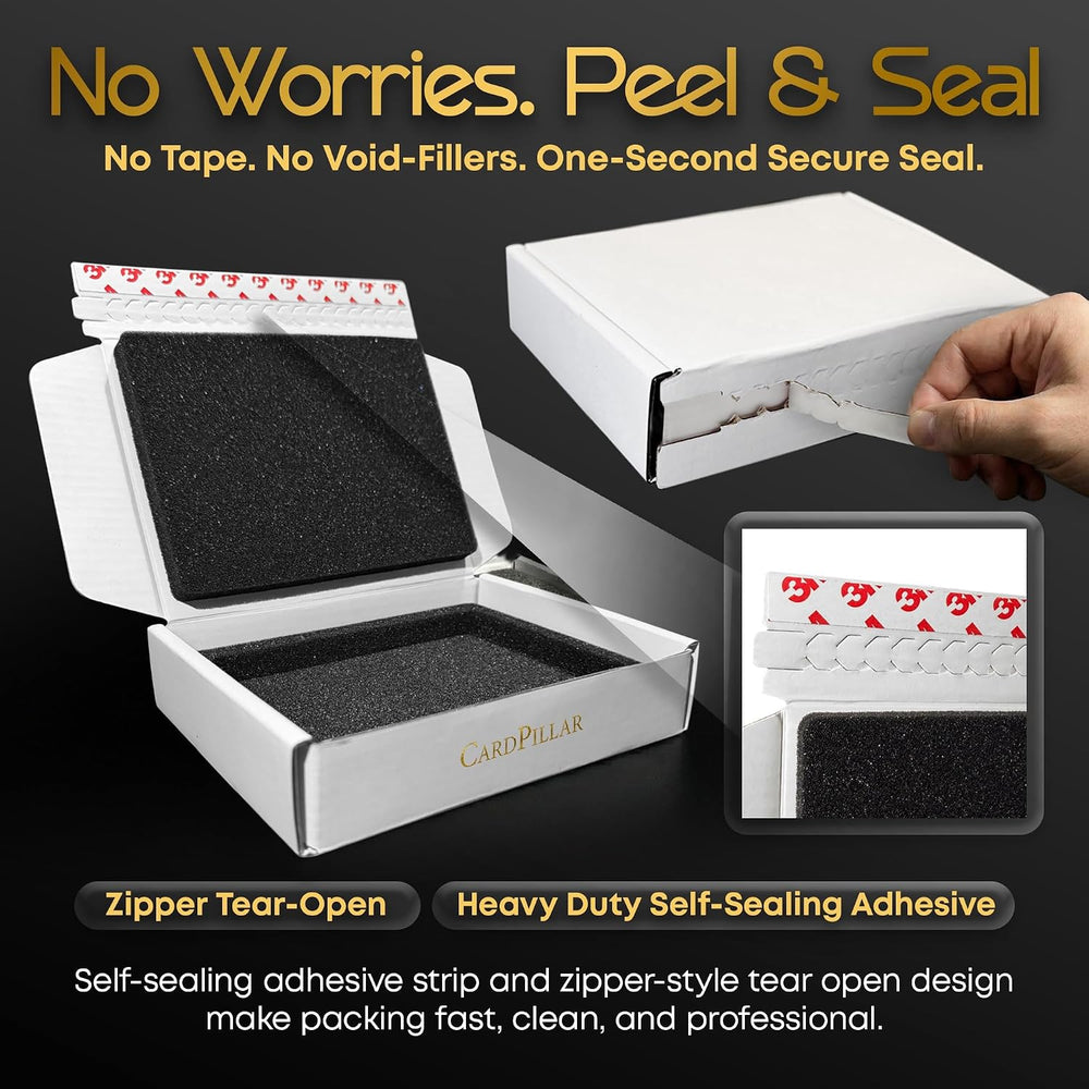 20 Pack Graded Card Shipping Box for PSA Slabs w/ 360° Foam